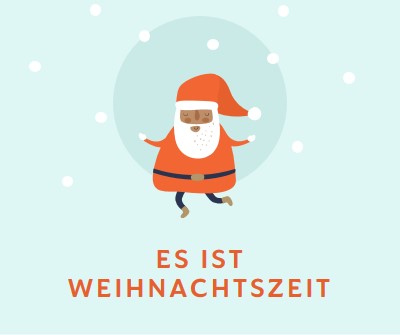 Es ist Weihnachtszeit blue whimsical-color-block