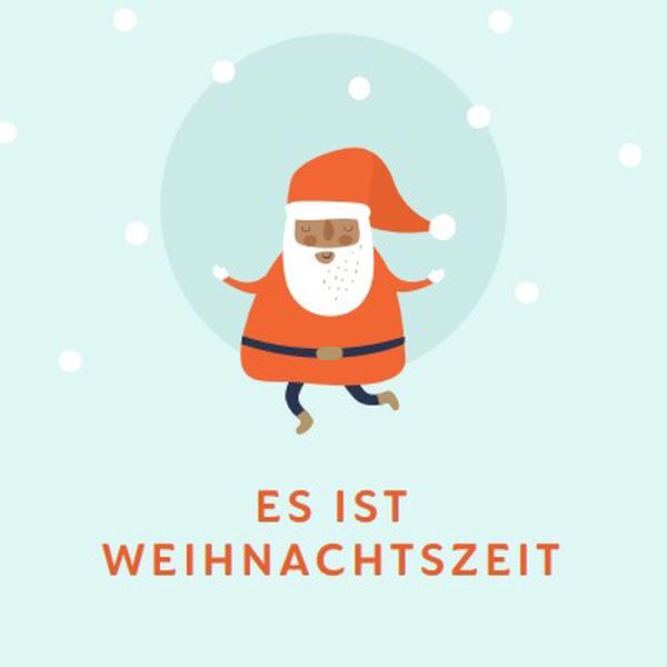 Es ist Weihnachtszeit blue whimsical-color-block