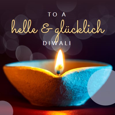 Zu einem hellen & glücklichen Diwali black modern-simple