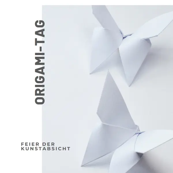 Origami-Tag white modern-simple