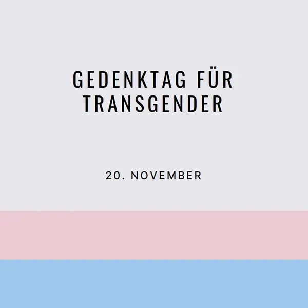 Transleben sind wichtig gray modern-simple