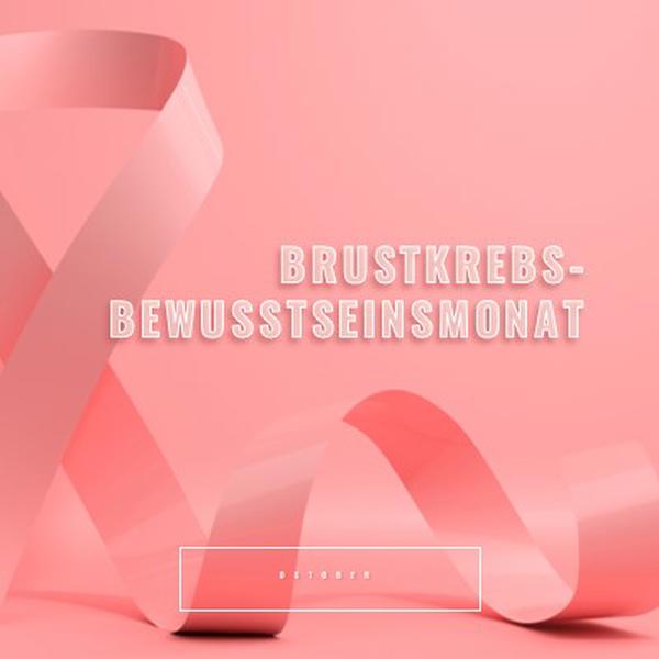 Brustkrebsbewusstsein pink modern-bold