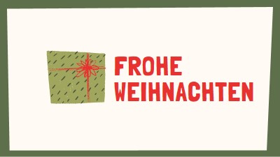 Frohes Weihnachtsgeschenk white whimsical-color-block