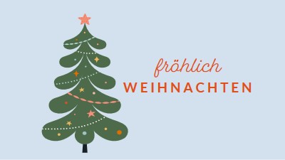 O Weihnachtsbaum green whimsical-color-block