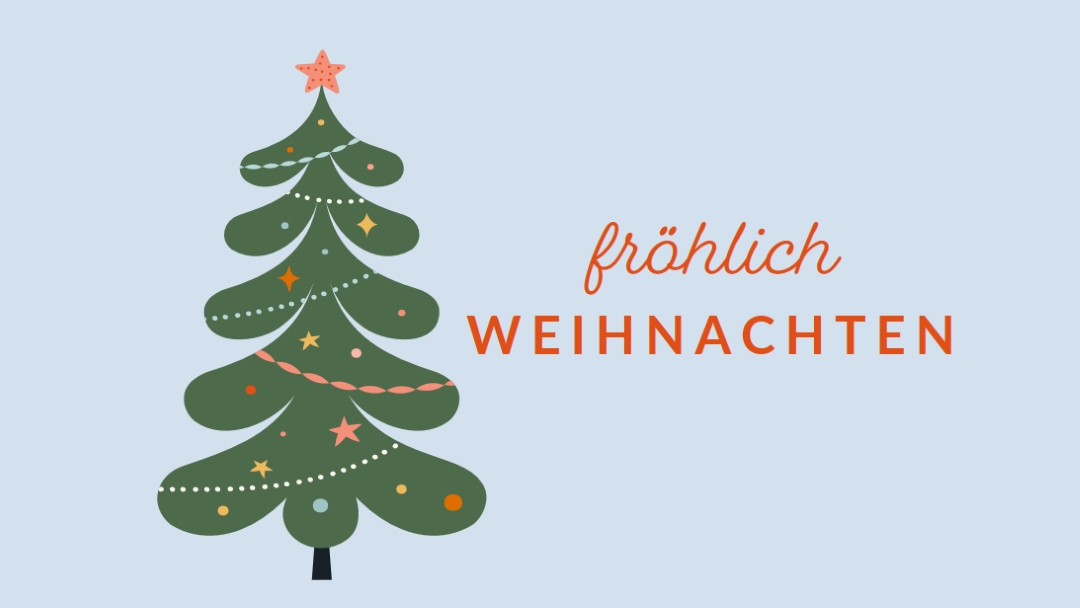 O Weihnachtsbaum green whimsical-color-block