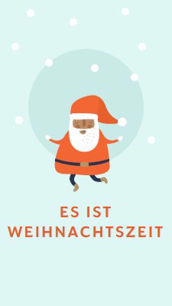 Es ist Weihnachtszeit blue whimsical-color-block