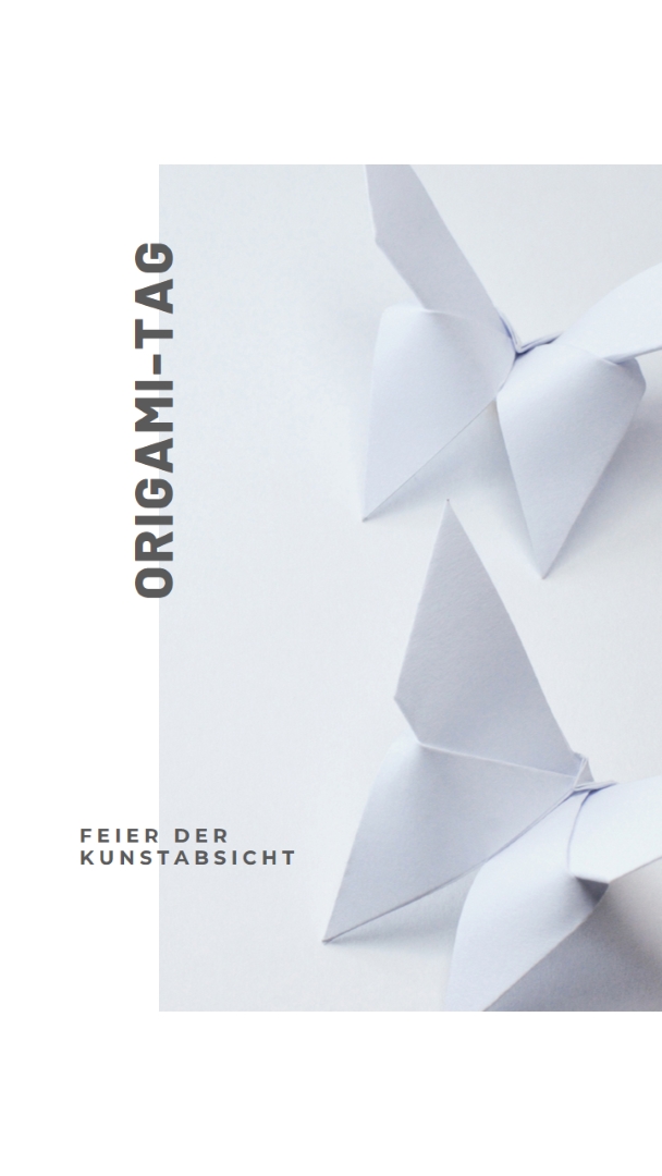 Origami-Tag white modern-simple
