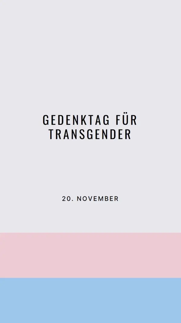 Transleben sind wichtig gray modern-simple