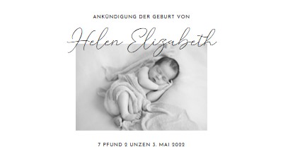 Schlafen wie ein Baby gray modern-simple