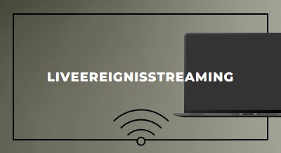 Liveereignisstreaming gray modern-bold