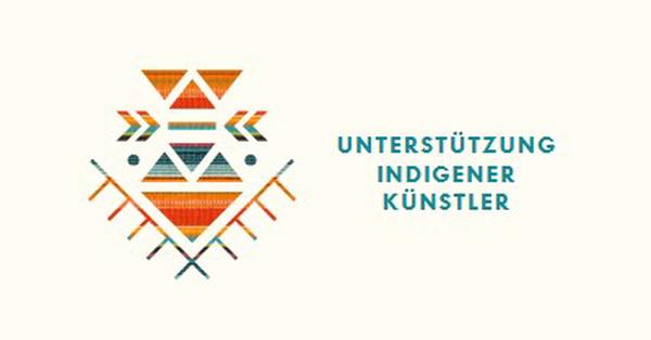 Unterstützung indigener Künstler white modern-geometric-&-linear