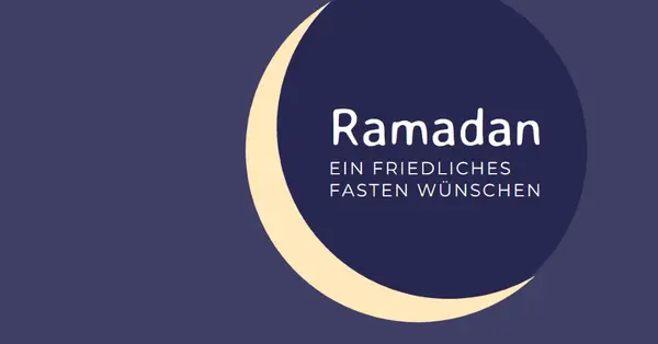 Ein friedlicher Ramadan für Sie und Ihre purple modern-color-block