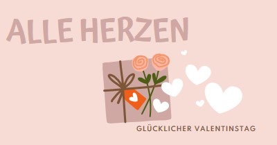 Alle Herzen pink whimsical-color-block