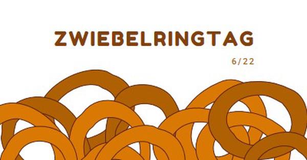 Ringe ums Dutzend orange whimsical-line