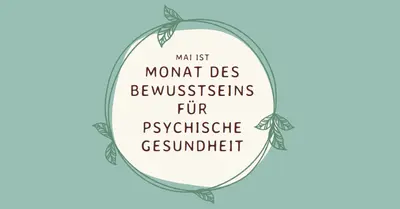 Berücksichtigung des Bewusstseins für psychische Gesundheit green organic-simple