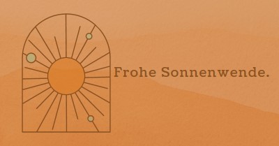 Gut für die Sonnenwende orange organic-boho