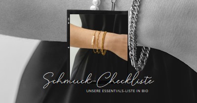 Shimmer-Serie black modern-simple