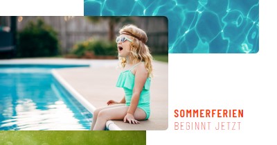 Schwimmen bei Sonnenschein white modern-simple