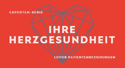 Ihre Herzgesundheit red modern-bold