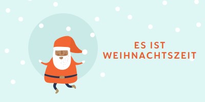 Es ist Weihnachtszeit blue whimsical-color-block