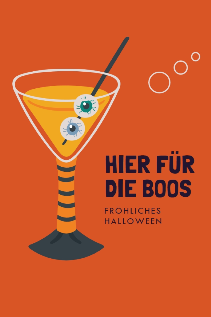 Eyeball Highball orange modern-bold