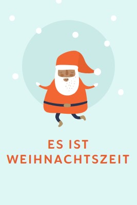 Es ist Weihnachtszeit blue whimsical-color-block