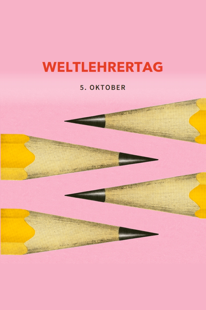 Feature-Lehrer pink modern-bold