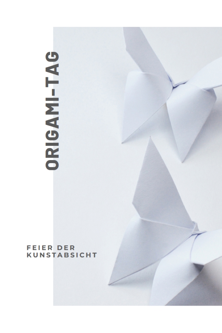 Origami-Tag white modern-simple