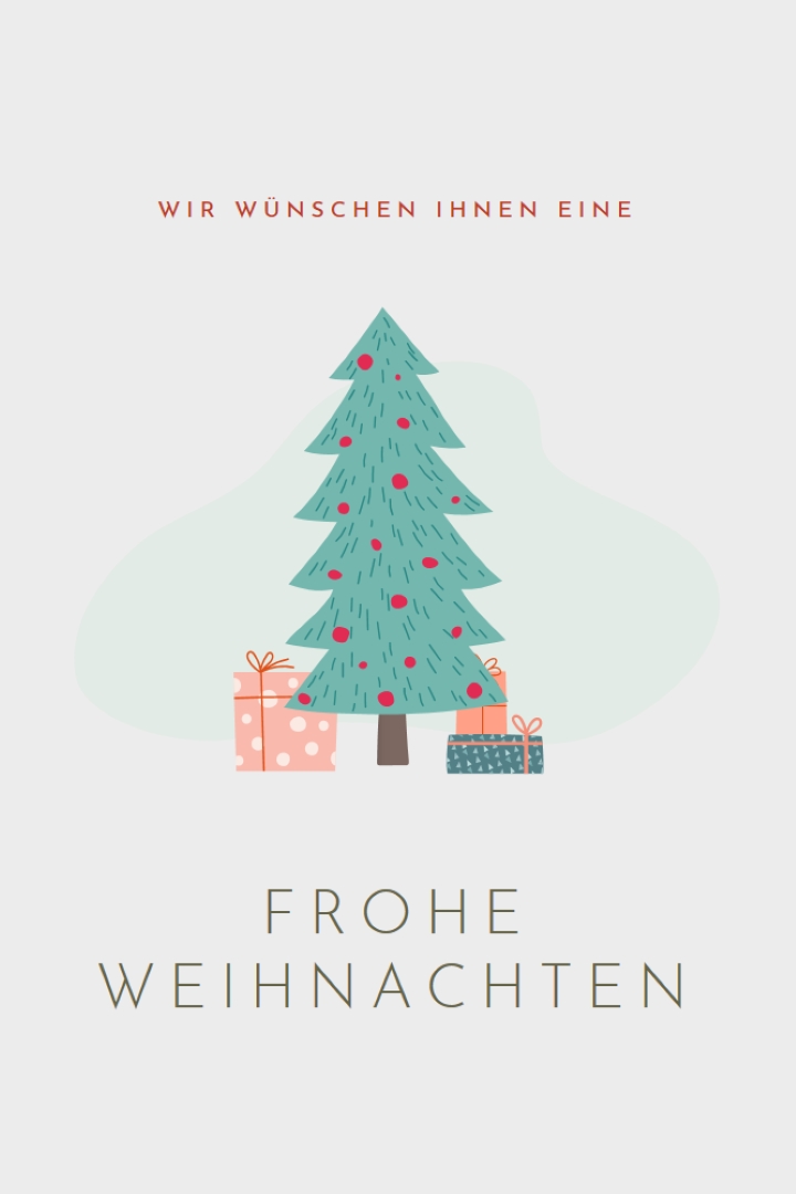 Frohe Weihnachten wünschen pink whimsical-color-block