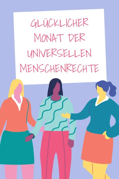 Gleichheit ist universell blue whimsical-color-block