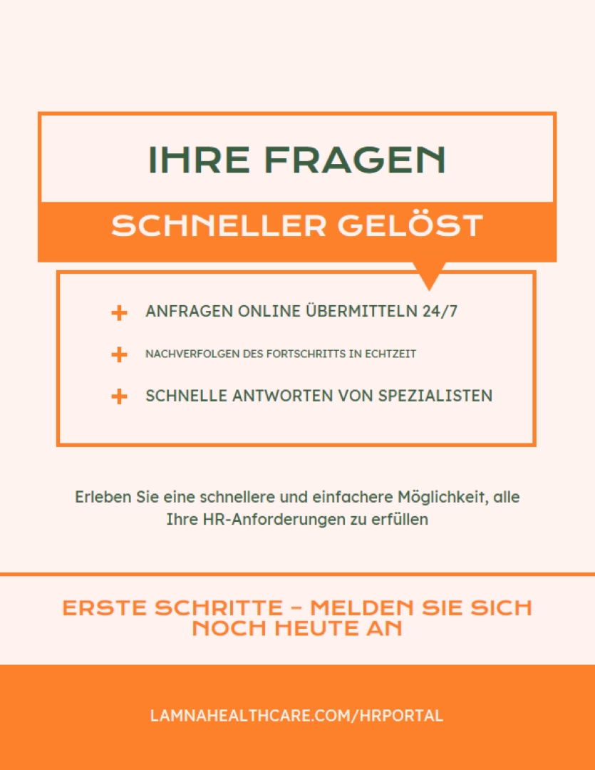 Kühner moderner Unternehmensflyer orange simple,typographic,informative,boxy