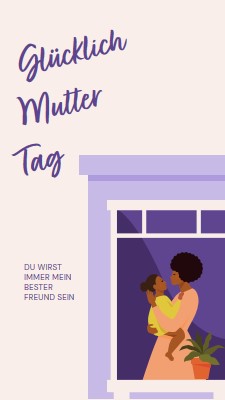 Meine Mutter, meine beste Freundin gray modern,clean,illustrative,cursive,graphical,offset