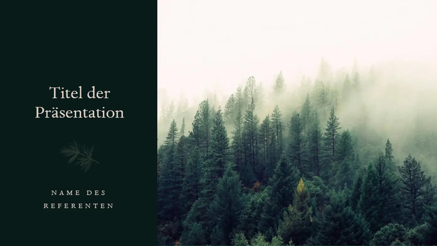 Design „Pinien“ modern-simple