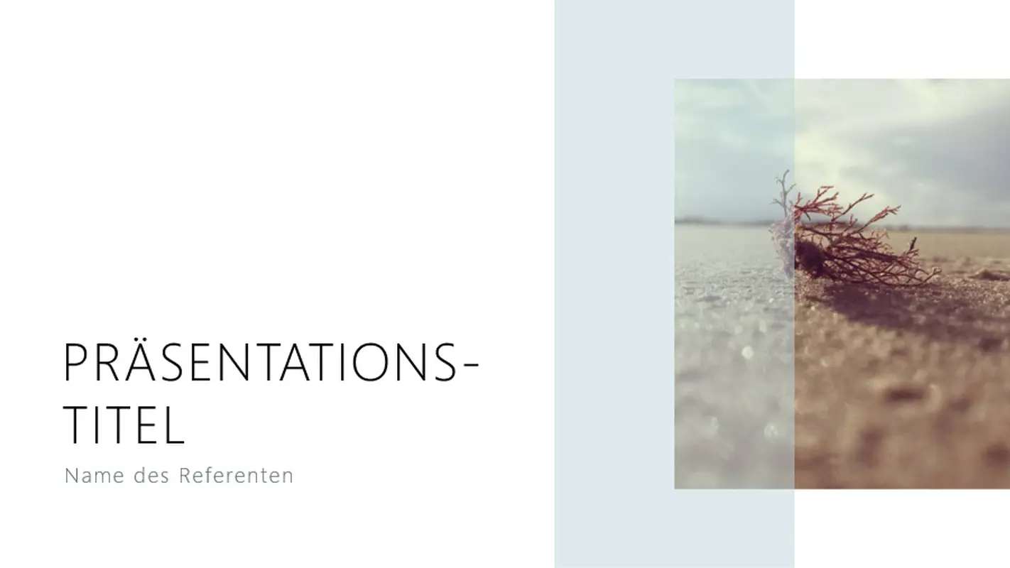 Küstenpräsentation modern-simple