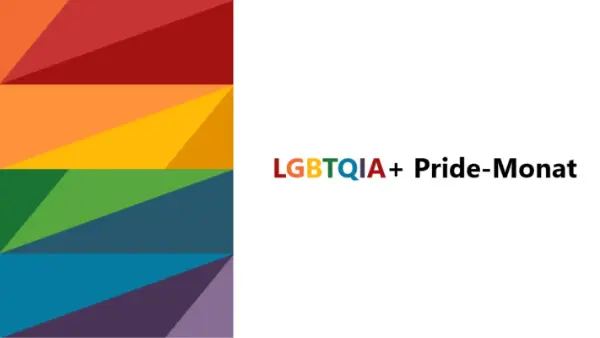 Präsentation zum LGBTQIA-Pride-Monat modern-simple