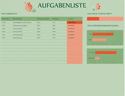 Aufgabenliste organic simple