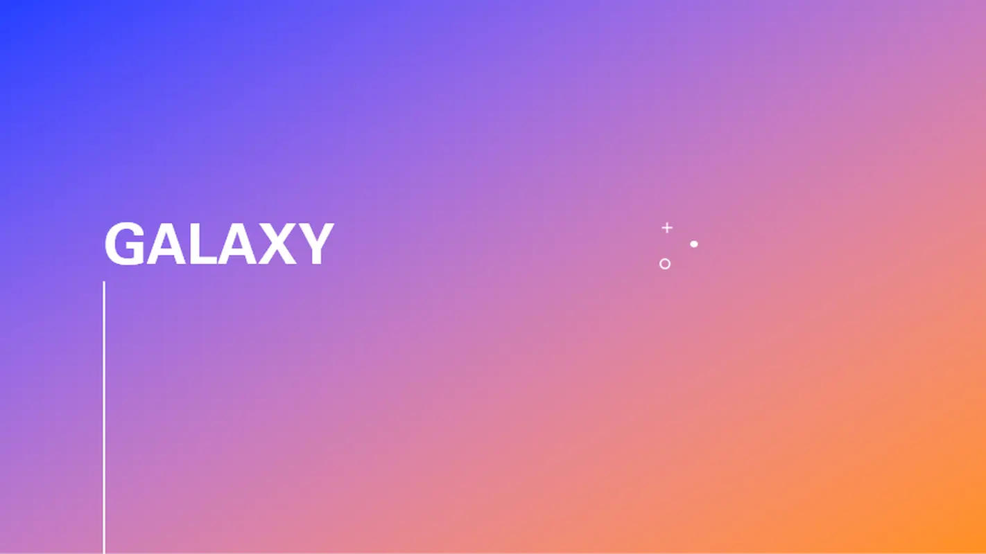 Galaxy-Präsentation modern-simple