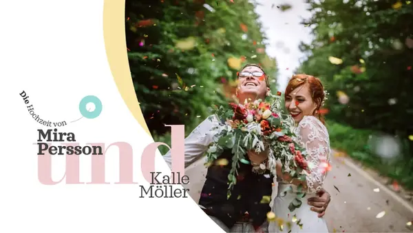 Modernes Hochzeitsfotoalbum modern simple