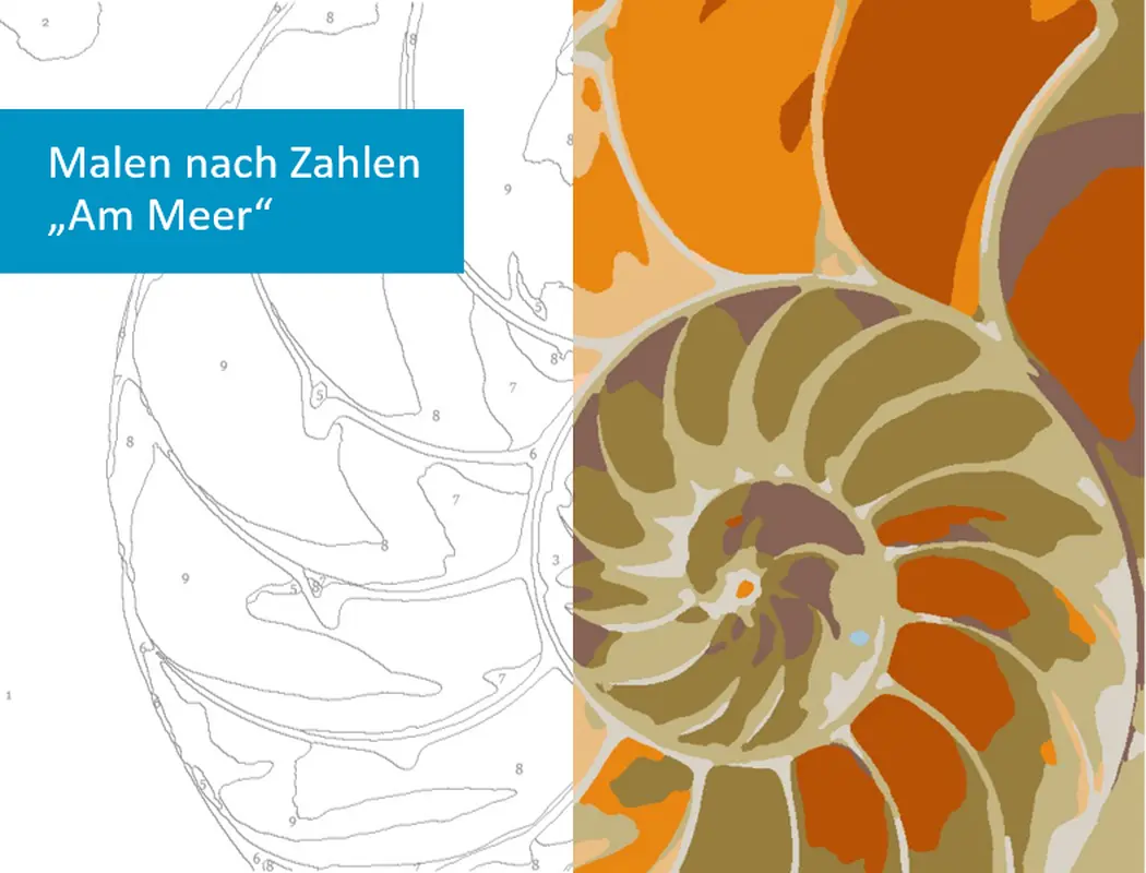 Malen nach Zahlen „Am Meer“ organic simple