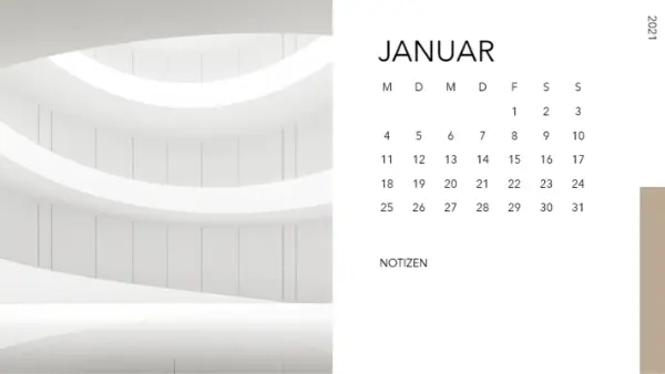 Architektur-Fotokalender modern-simple
