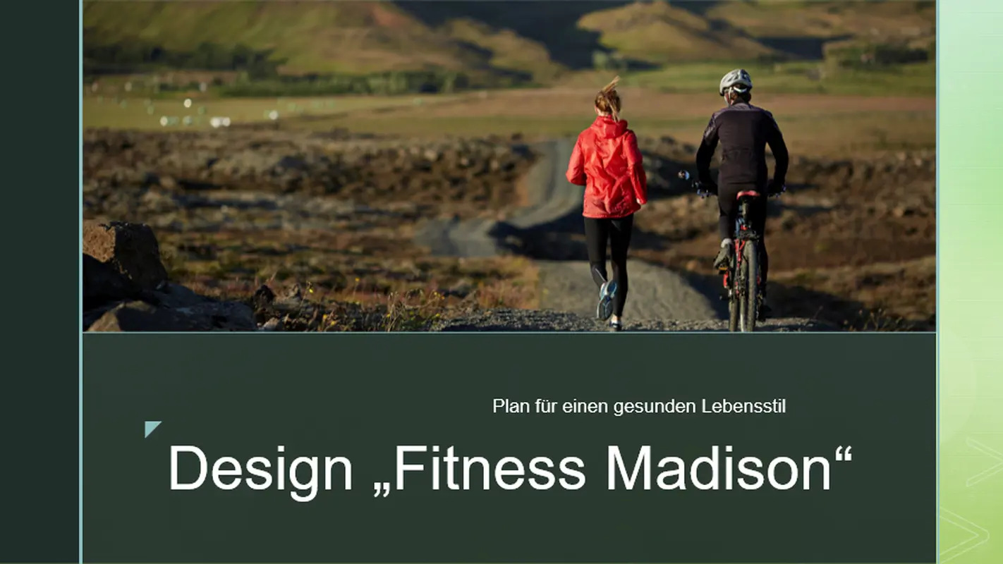 Fitness, Design "Madison" modern bold