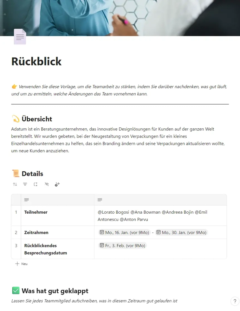 Rückblick