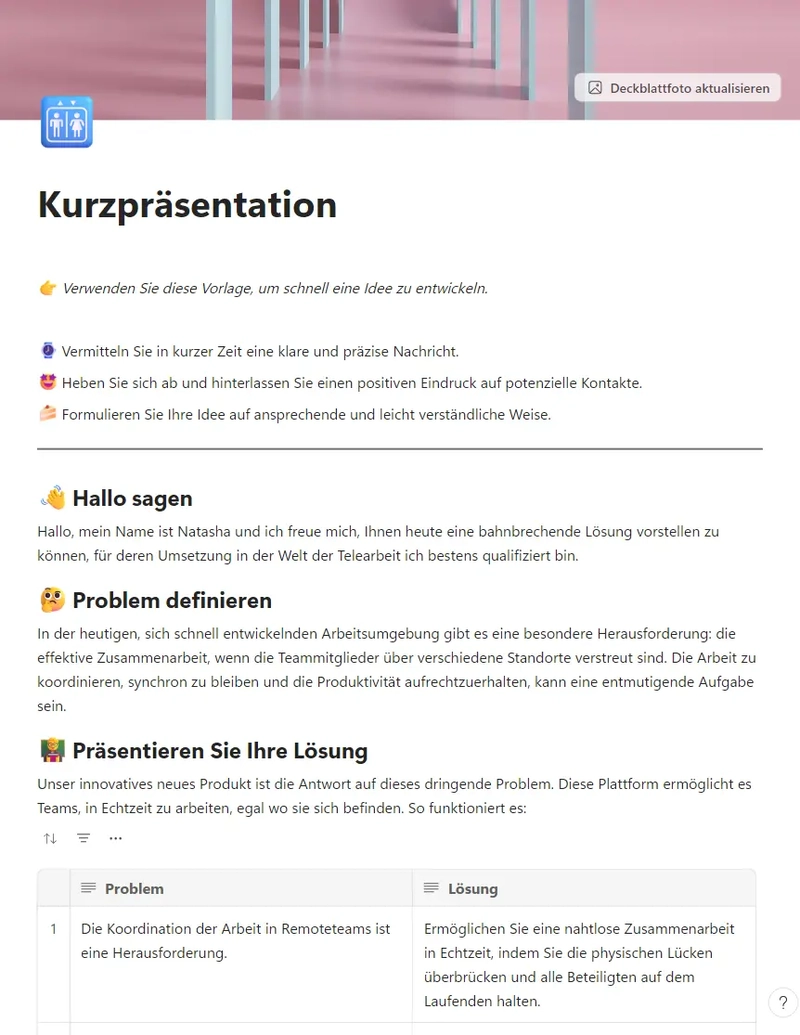 Kurzpräsentation