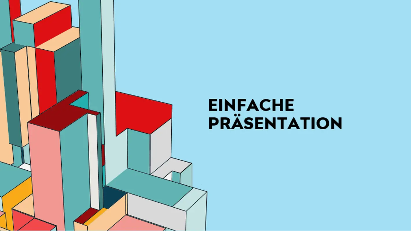 Verkaufspräsentation "Architektur" modern-simple