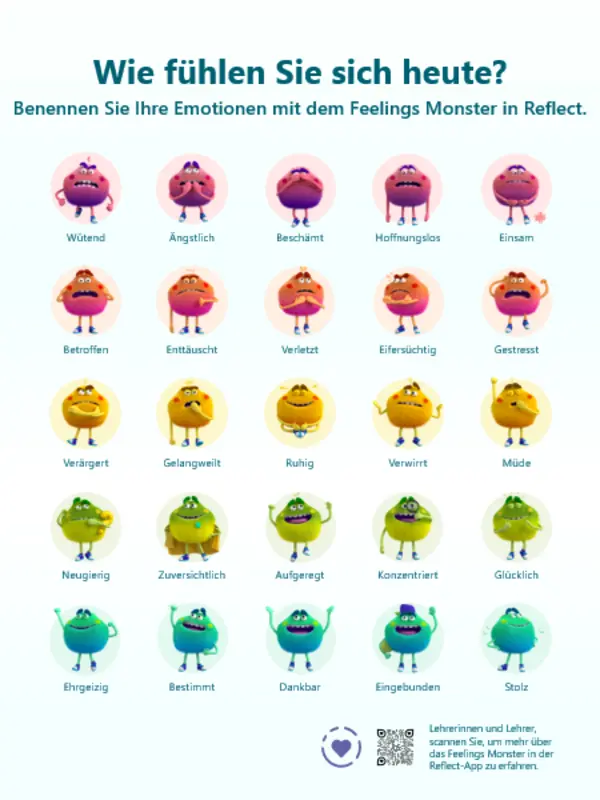 Navigieren in Emotionen mit dem Feelings Monster blue whimsical-color-block
