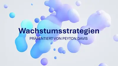 Präsentation „Blaue Kreise“