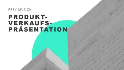 Helle modernistische Präsentation modern bold