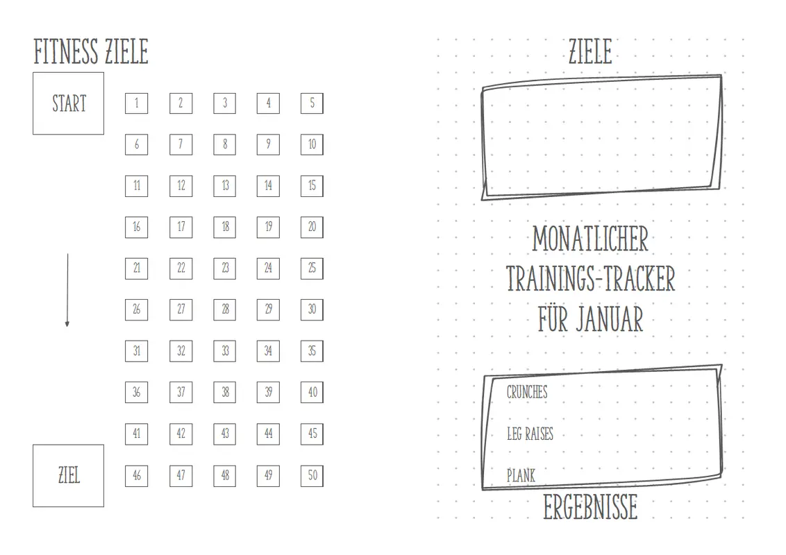 Fitness-Journal  whimsical-line