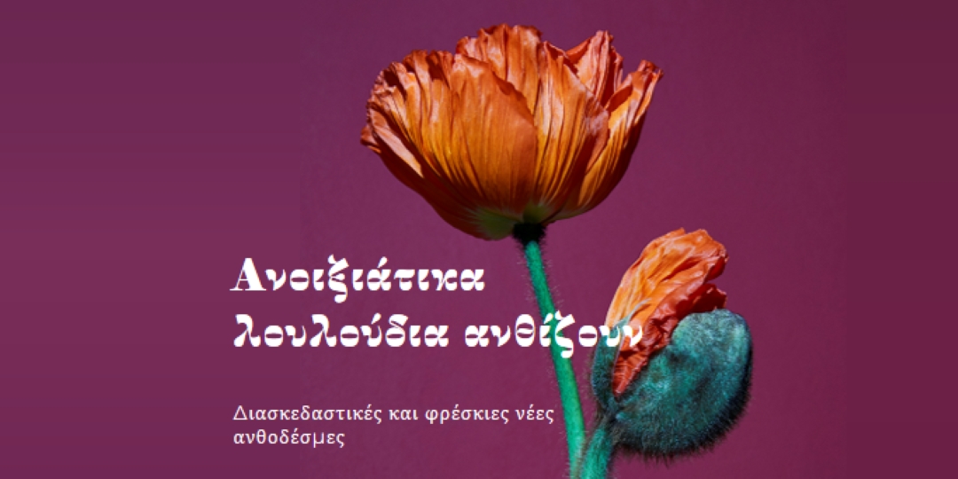 Φρέσκα λουλούδια purple modern-simple