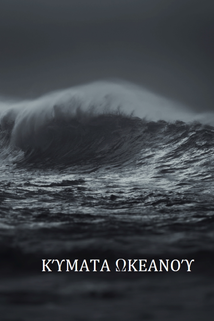 Κύματα σκοτεινού ωκεανού gray modern-simple
